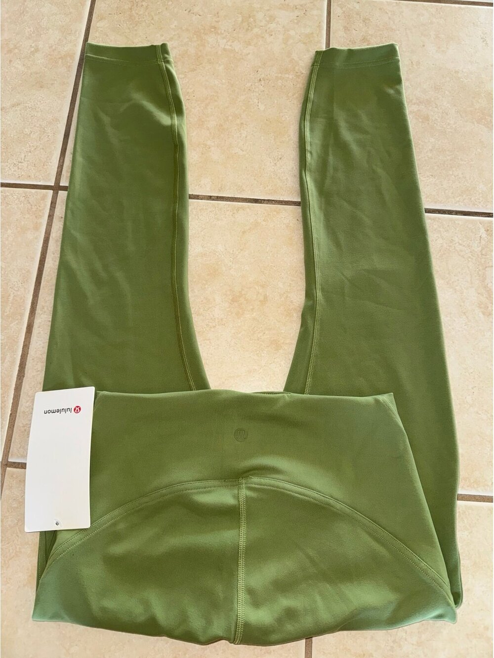 Lululemon Instill High Rise 25” Green Foliage Size 6 NWT